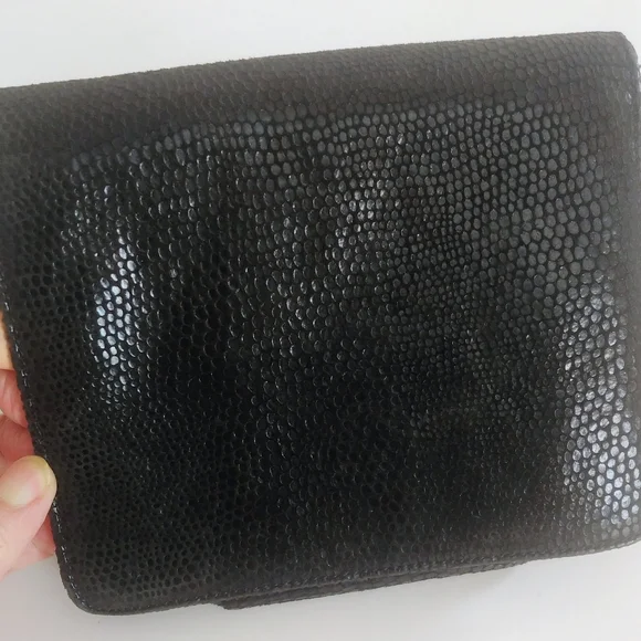 BEBE Elegant Leather Black Chain Shoulder Bag - Picture 4 of 13